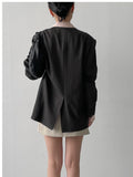 Simon No Collar Loose Fit Jacket