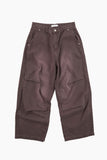 Morrow purple brown wide denim pants