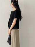 Twill Glass Boat Neck Jacket