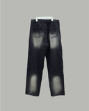 Ruko Washing Wide Denim Pants