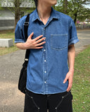 Farrell denim short sleeve shirt