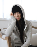 Snow fur beanie