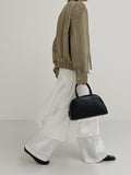 [unisex] Cut suede overfit blouson