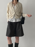 Mute Raglan Round Neck Cardigan