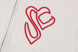 Rubber Stitch Hood Zip-Up