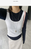 Rainbow Daily Ribbed Sleeveless Top