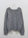 Winter V-neck Raglan Knit