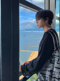 Moa love see-through knit