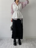 Bao Lace H-line Long Skirt