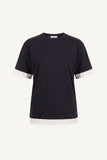 Iron rule layered vintage T-shirt
