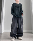 Spico Maxi Balloon Black Denim