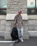 Kits hoodie check shirt
