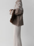 Nordic Knit Zip-up Jacket