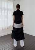 SEER SHIRRING HALF SH