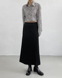 [FW] Betty Slit H-Line Long Skirt