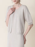 Salty Sleeveless & Cardigan Set-up