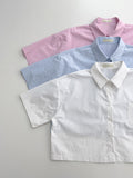 Lina Crop Short Sleeve Shirt