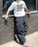 Pigment Nylon Cargo Banding Pants
