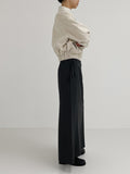 Raglan suede short blouson