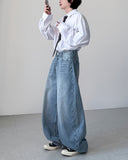 Ice Curve Wide Denim