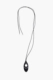 Hole pendant strap necklace