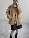 Cube Suede Single Half Jacket