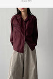 Kazun Pocket Loose Fit Blouse