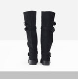 Lat Belt Suede Boots