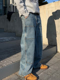 Double Knee Carpenter Wide Denim