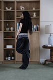 Heaven Lettering Denim Pants