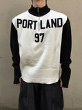 Portland 97 Color Matching Knit Zip-Up