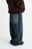 Rave heat wide denim pants