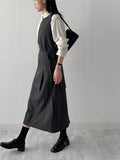 [Wrap Skirt SET] Joanne Sleeveless Wrap One Piece