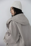 Cotton Balloon Hood Field Jumper