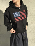 Basic Flag Hood Zip-Up