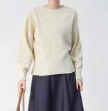 Lainey Cashmere Puff Knit