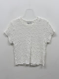 Embossed Wrinkle Short Sleeve T-shirt