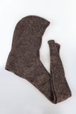 Knit hoodie balaclava
