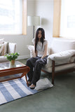 shirring wide pants