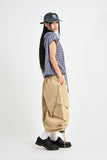 String Balloon Bermuda Pants