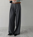 Naive Pleated Wide Slacks