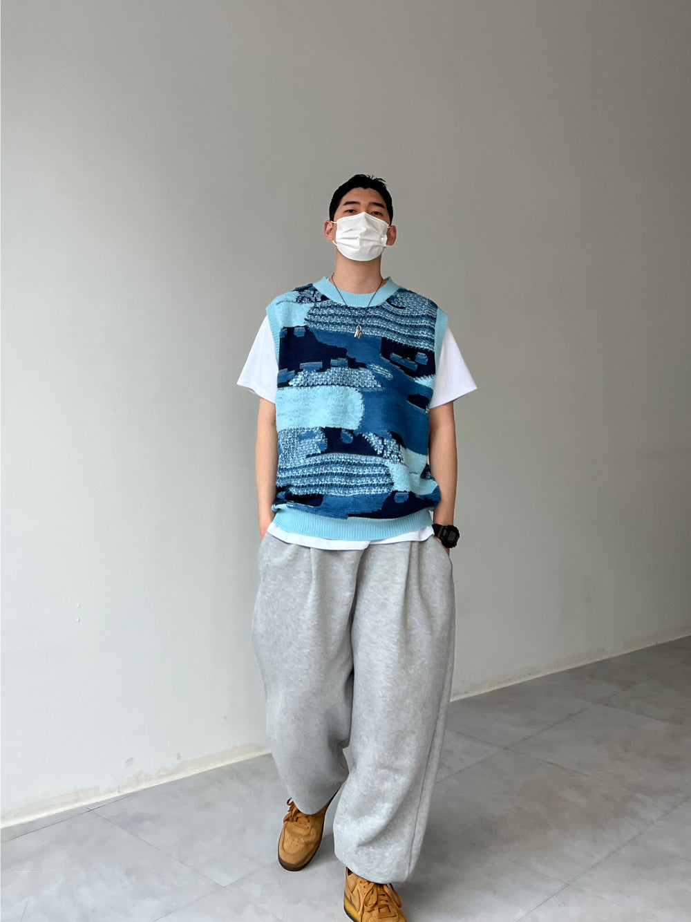 【KOOLOSET】Vintage Towel Knit Vest KOOLOSET (クロゼット) - ヴィンテージタオルニットベスト