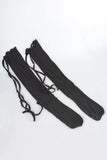 Balance string knee socks