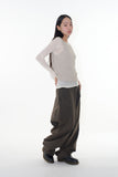 Choco balloon boyfit pants