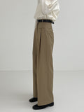 Lip Pocket High Waist Long Slacks
