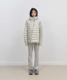 Button Slit Bootcut Pants