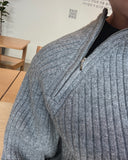 Roy Zipper Round Knit