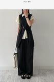 Raschel Nylon Slit Long Vest