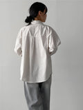 Maroon Stripe Loose-Fit Shirt