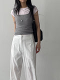 Embo Square Neck Sleeveless